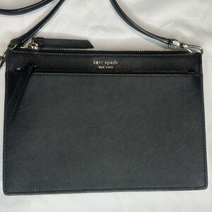Kate Spade Black Leather Shoulder Bag